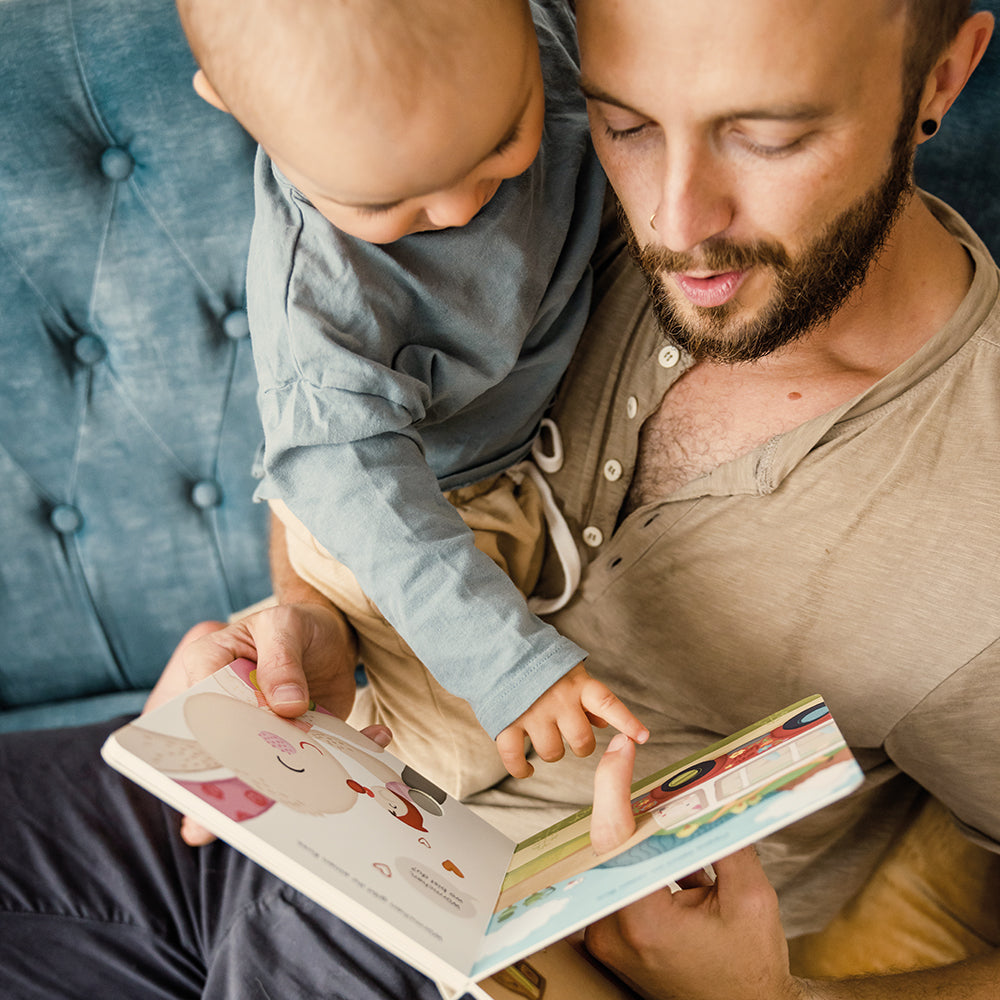 Little worm plays hide and seek family photo