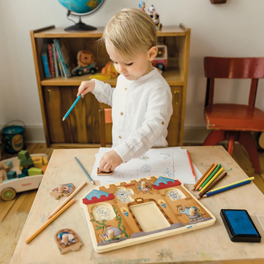 Bababoo's Castle Stamp Game Puzzle lifestyle image