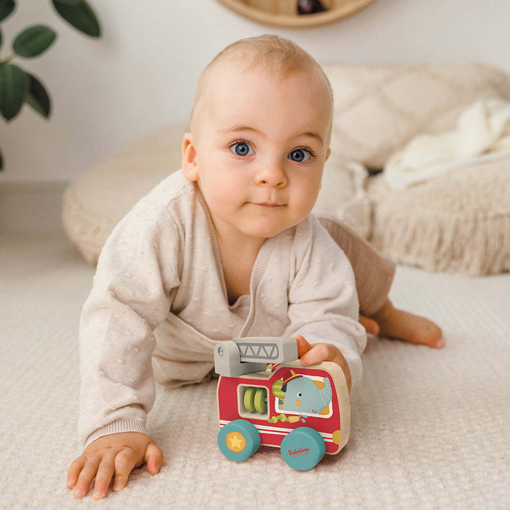 Lolo’s Fire Truck My First Car lifestyle image with child