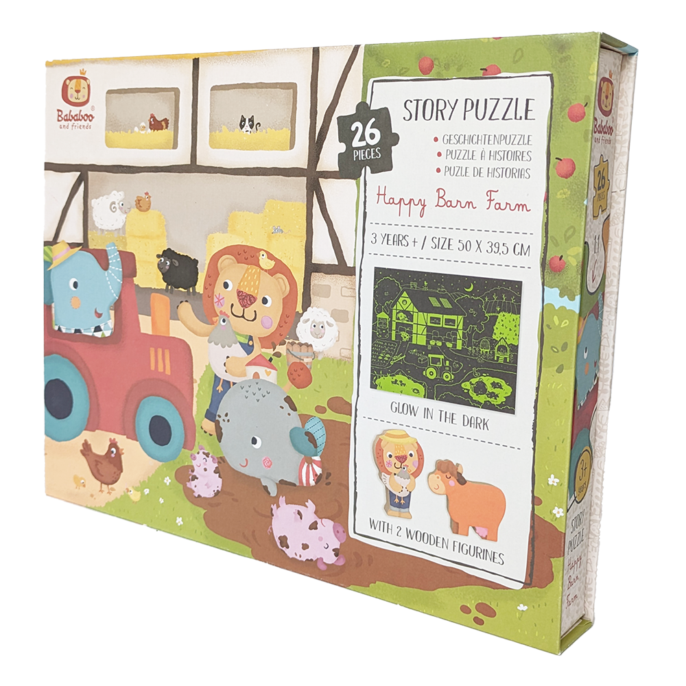 Happy Barn Farm Story Puzzle packaging