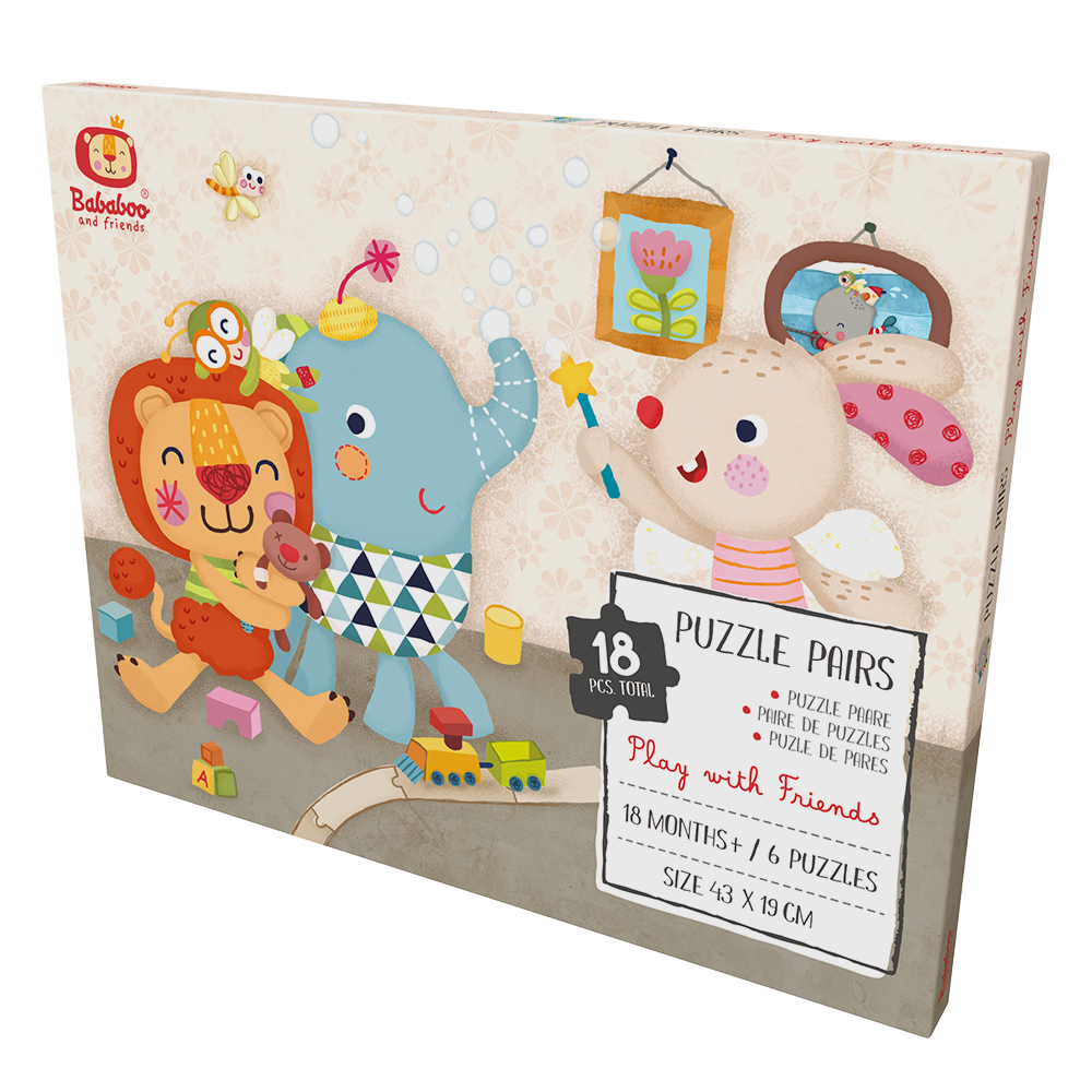 Play With Friends Puzzle Pairs packaging front