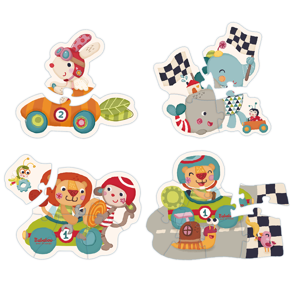 Bababoo's Race Figure Puzzle front image