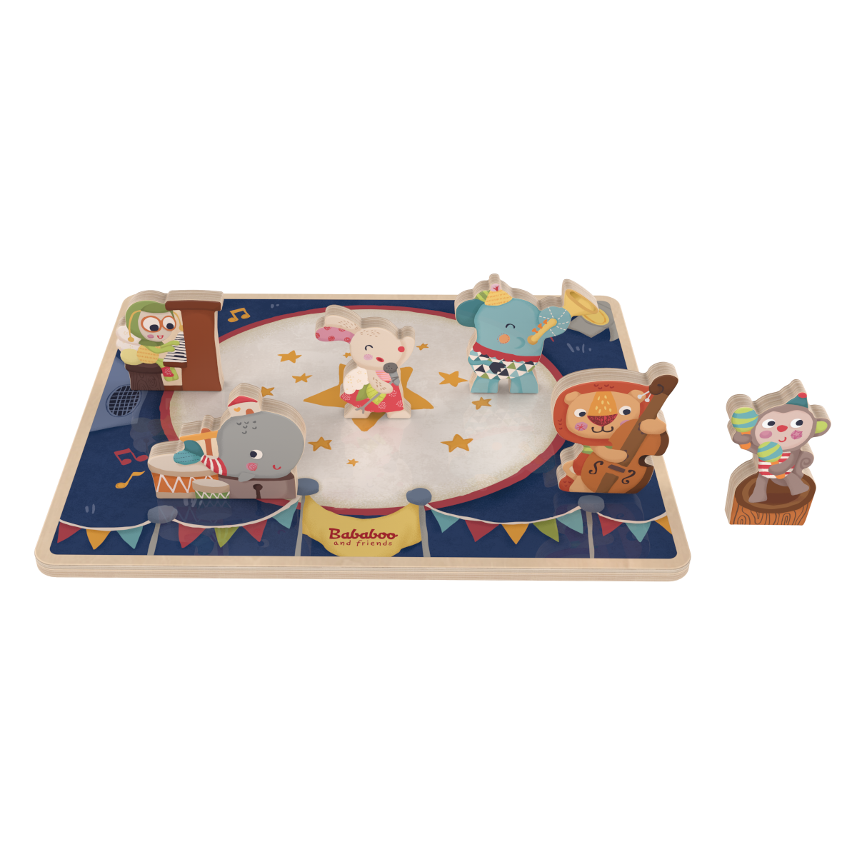 The "Bababoo and friends" Band Play Figure Puzzle product image