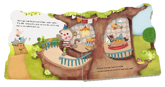 "Little Monkey Yuki Loves to Play" Board Book (Promo)